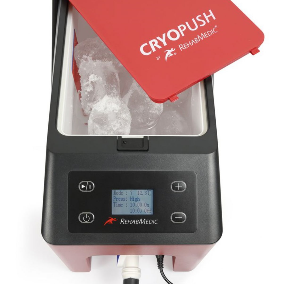 Máquina Cryopush, específica para los tratamientos de crioterapia.