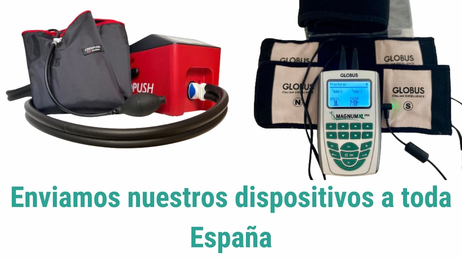 Máquinas de magnetoterapia y Crypoush